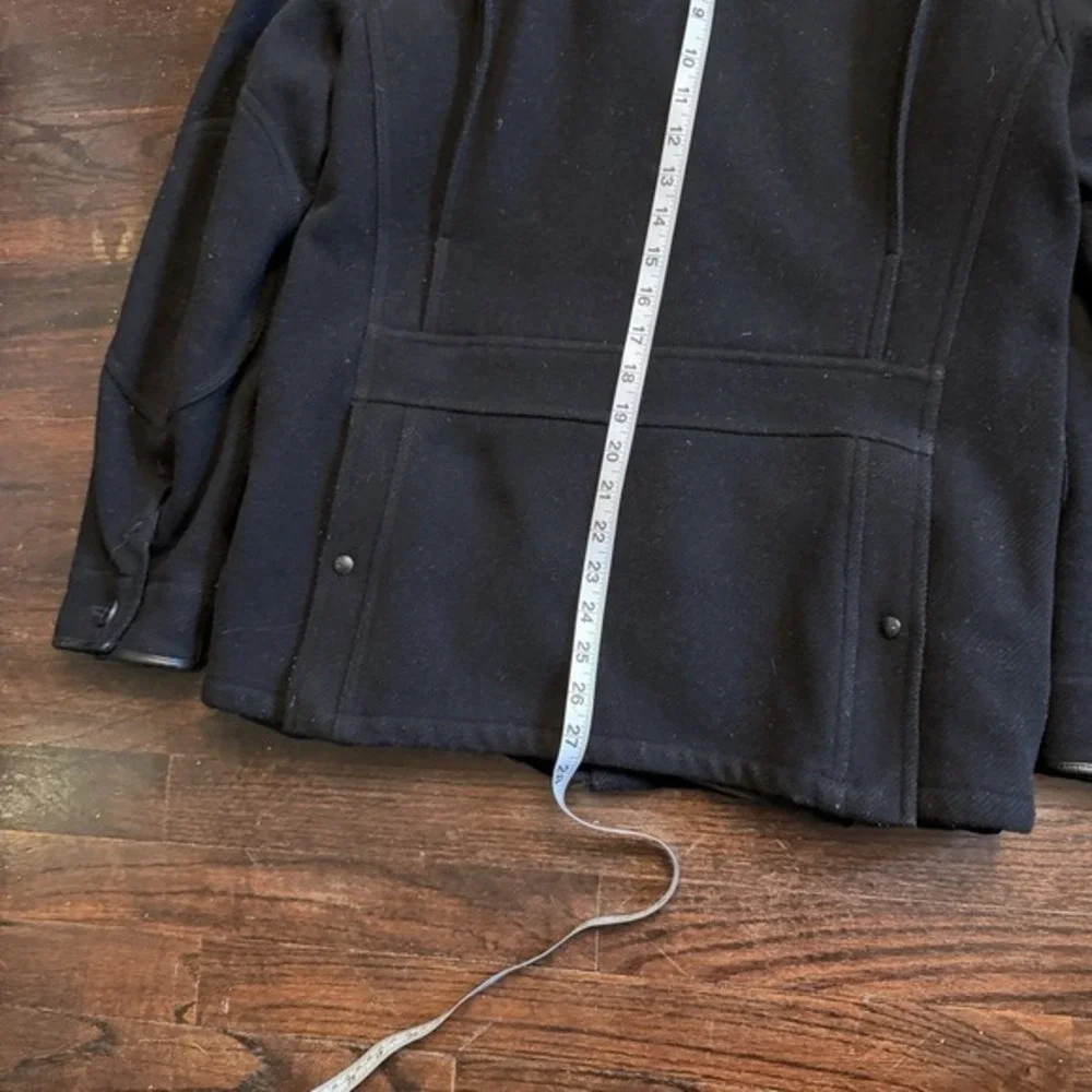 Vintage Polo Ralph Lauren Wool Hunting Jacket M65 Black Lined Sz Small